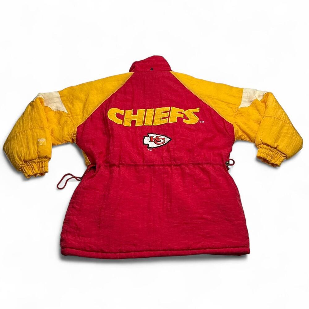 Vintage 1998 Chiefs Logo 7 Signed Jacket Derrick Thomas Tony Gonzalez Size M NFL - Picture 6 of 10
